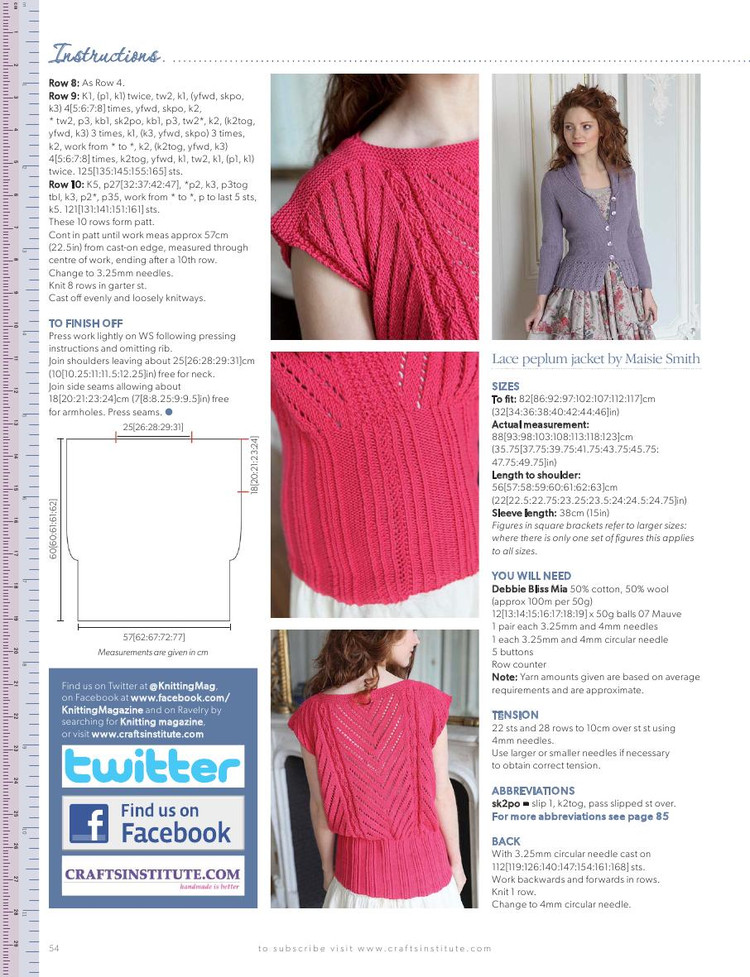 Knitting Magazine  June 2014 - 輕描淡寫 - 輕描淡寫