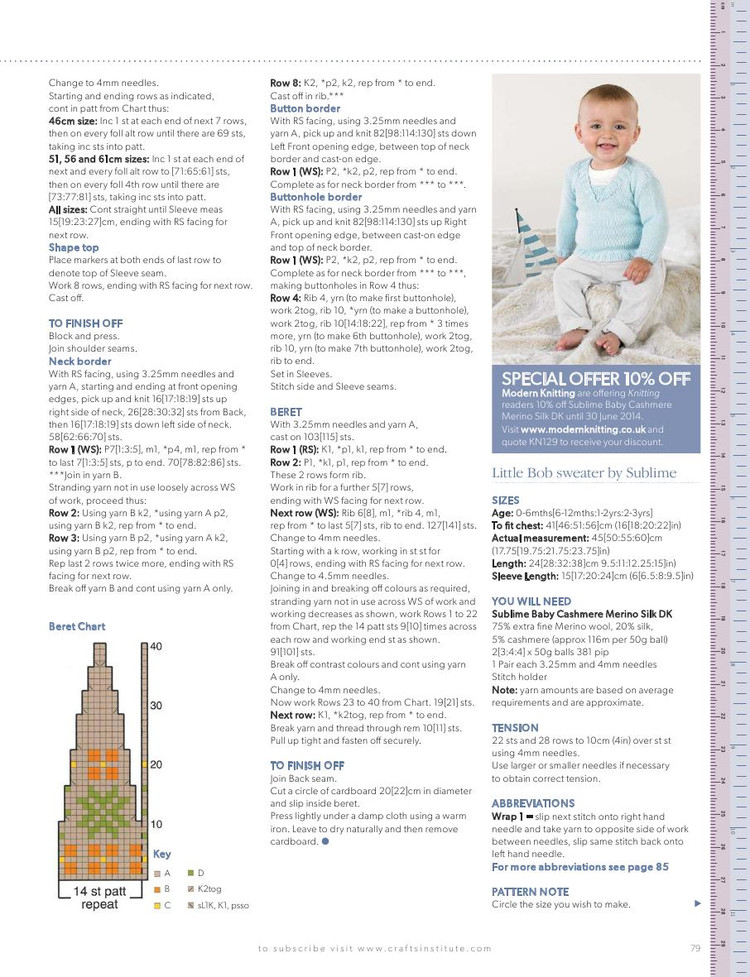 Knitting Magazine  June 2014 - 輕描淡寫 - 輕描淡寫
