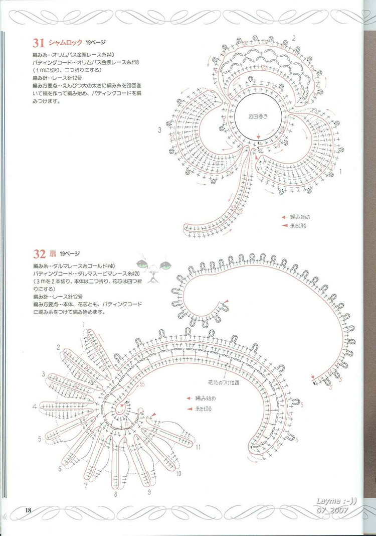 日文花飾128(1) - 木棉花 - 雨茫茫，霧茫茫，盼望花開，花已落……