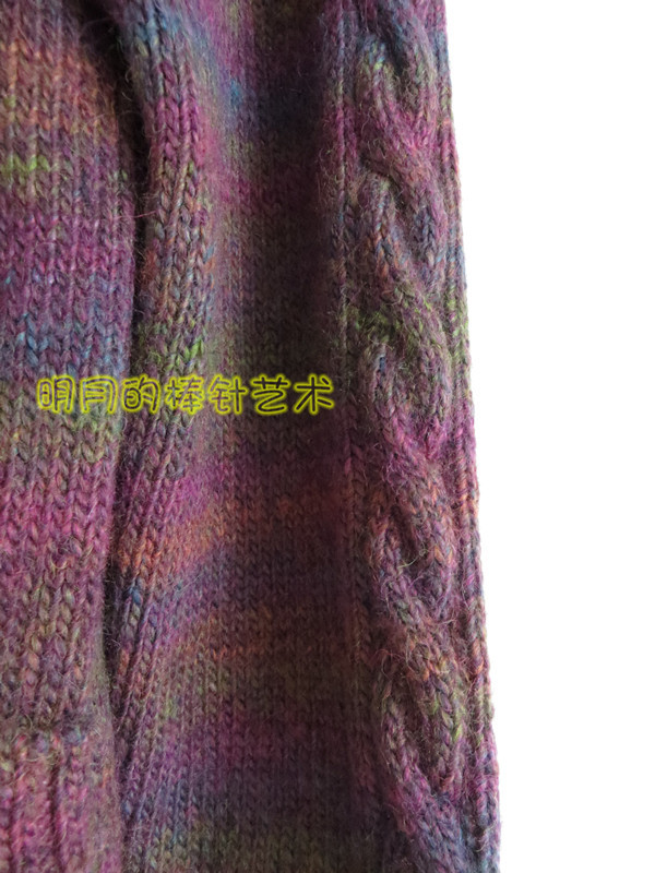 潤色之美 女士氣質(zhì)顯瘦開衫（視頻) - 明月的棒針?biāo)囆g(shù) - 明月的棒針?biāo)囆g(shù)