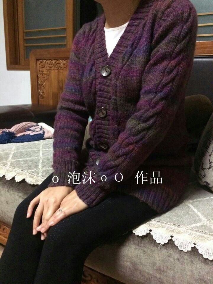 潤色之美 女士氣質(zhì)顯瘦開衫（視頻) - 明月的棒針?biāo)囆g(shù) - 明月的棒針?biāo)囆g(shù)
