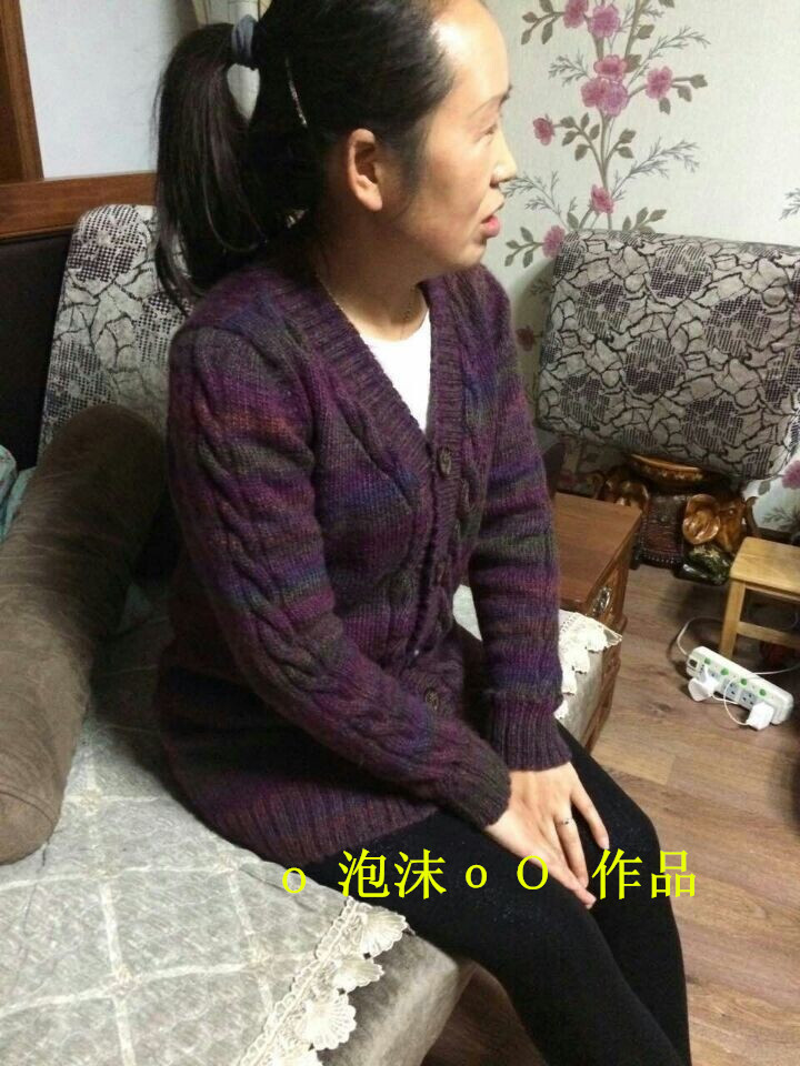 潤色之美 女士氣質(zhì)顯瘦開衫（視頻) - 明月的棒針?biāo)囆g(shù) - 明月的棒針?biāo)囆g(shù)