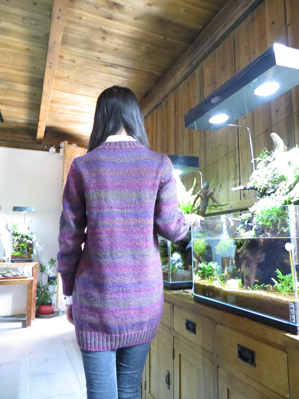 潤色之美 女士氣質(zhì)顯瘦開衫（視頻) - 明月的棒針?biāo)囆g(shù) - 明月的棒針?biāo)囆g(shù)