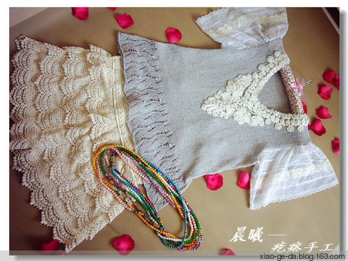 疙瘩手工--晨曦 【蕾絲小飛袖】 - 小疙瘩 - 小疙瘩的博客