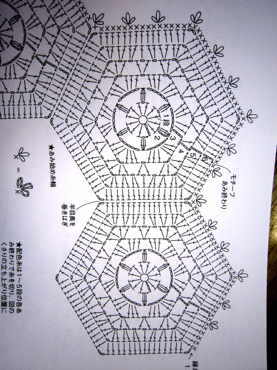 鄉(xiāng)村風(fēng)六角拼花腳墊 - 林中漫步 - 鉤針時(shí)光