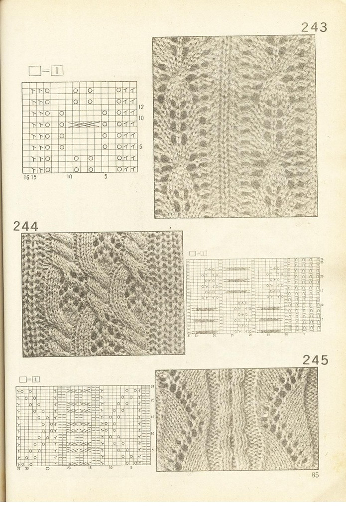 《上海棒針編結(jié)花樣500種》續(xù)編上海新棒針花樣530 - 壹一 - 壹一的博客