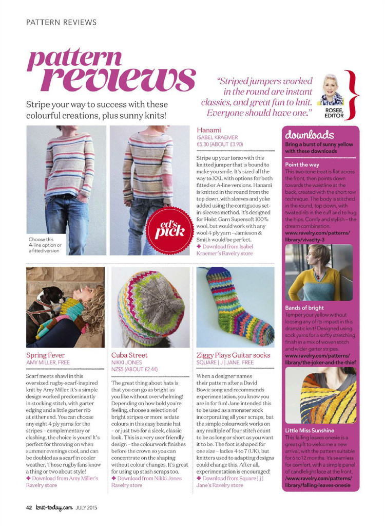 Knit Today Issue 113 2015 - 輕描淡寫 - 輕描淡寫