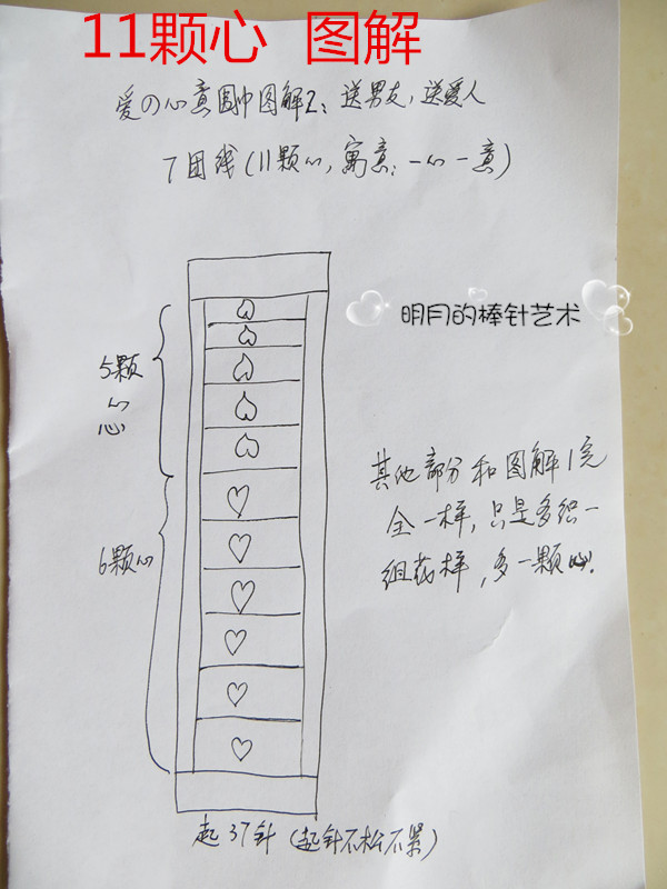 愛的心意  男士圍巾（零基礎(chǔ)視頻） - 明月的棒針藝術(shù) - 明月的棒針藝術(shù)