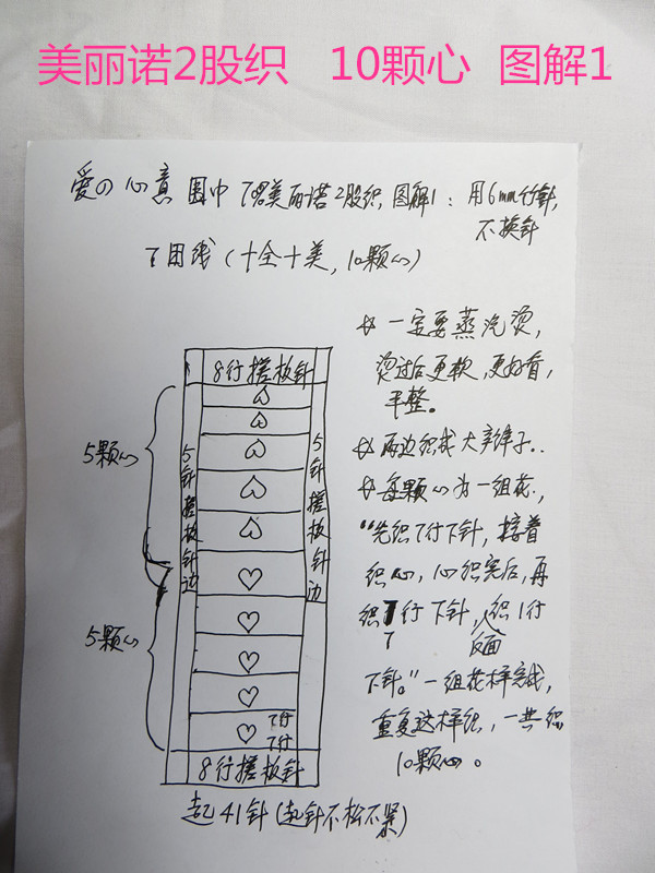 愛的心意  男士圍巾（零基礎(chǔ)視頻） - 明月的棒針藝術(shù) - 明月的棒針藝術(shù)