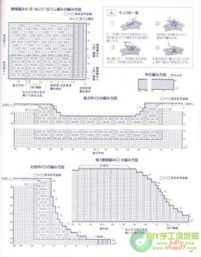 春裝——百搭短袖開(kāi)衫（附詳細(xì)編織圖解哦~） - 清水秋千 - 清水秋千的小窩