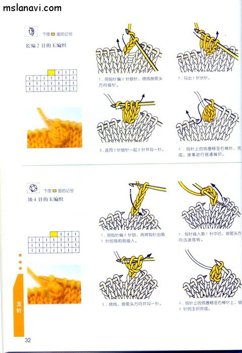 編織符號(hào)圖解 - 紫蘇 - 紫蘇的博客