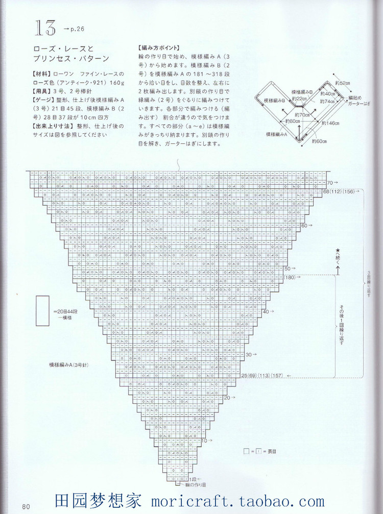 設(shè)得蘭少女系列棒針蕾絲編織 日本嶋田 俊之 - 壹一 - 壹一的博客
