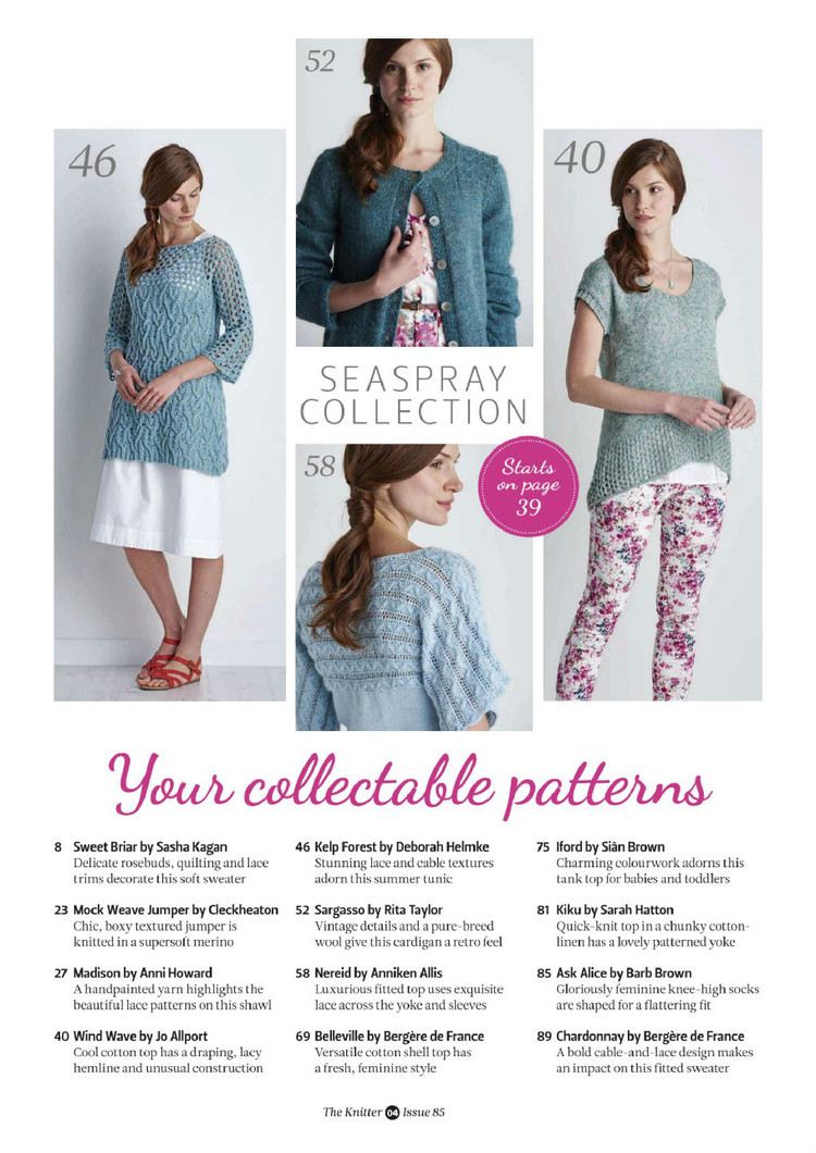 The Knitter Issue 85 2015 - 輕描淡寫 - 輕描淡寫