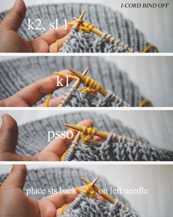 Eyelet I-Cord Bind Off（視頻：細(xì)繩邊緣收針?lè)ǎ?- 水心云影 - 水心云影的博客