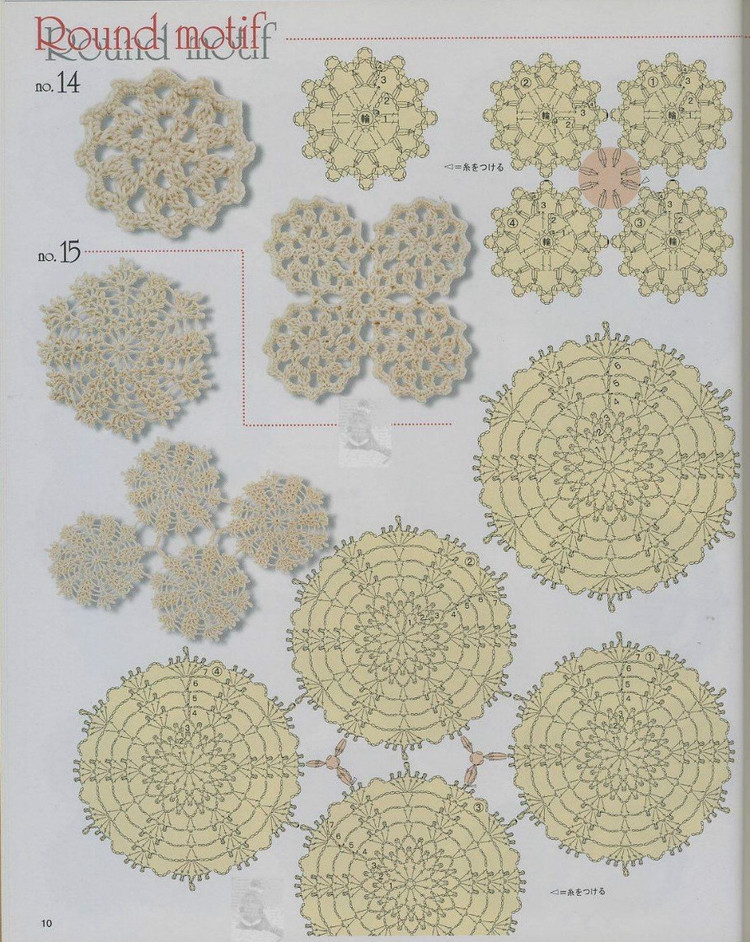 鉤針單朵花樣100 - 紫蘇 - 紫蘇的博客