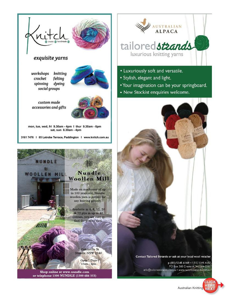 Australian Knitting  Volume 6 No3 2014 - 輕描淡寫 - 輕描淡寫