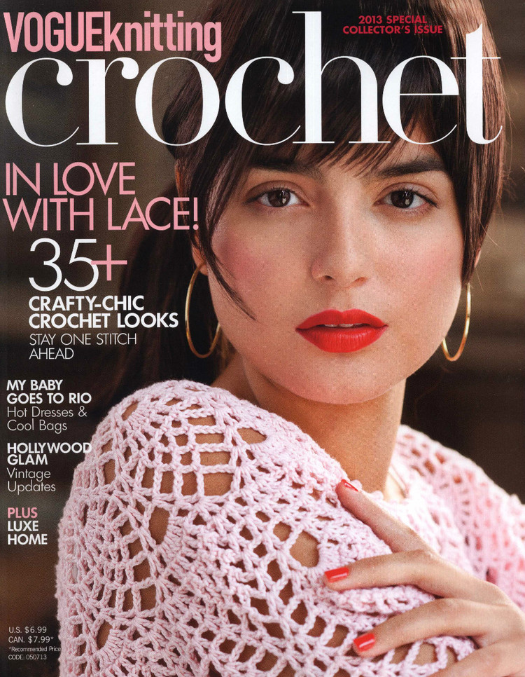 Vogue Knitting 2013 有漂亮鉤編長(zhǎng)裙 - 紫蘇 - 紫蘇的博客