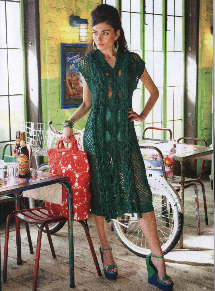 Vogue Knitting 2013 有漂亮鉤編長(zhǎng)裙 - 紫蘇 - 紫蘇的博客