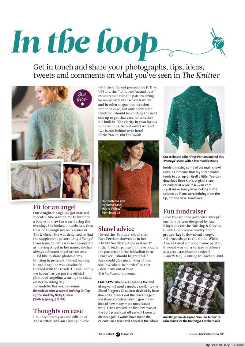 The Knitter Issue 79 2014 - 紫蘇 - 紫蘇的博客