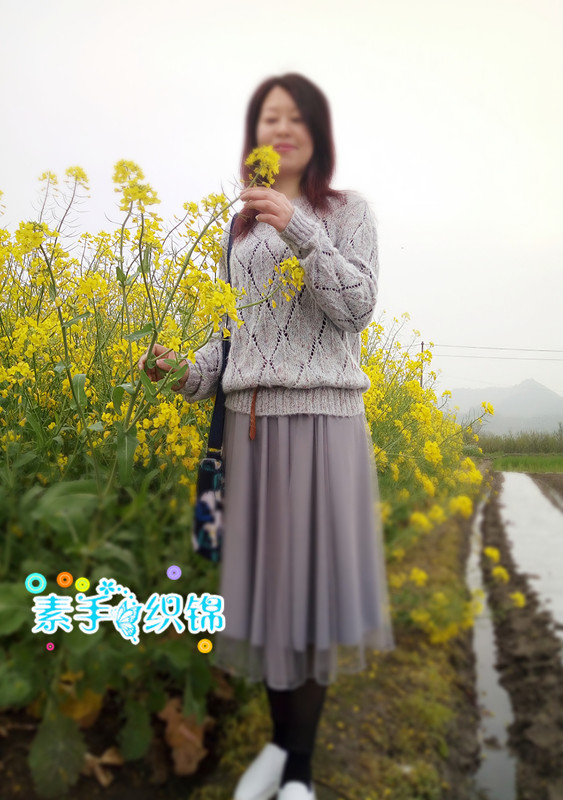 畫棠春----柔美馬海鏤空套衫 - 素手織錦 - 素手織錦的博客
