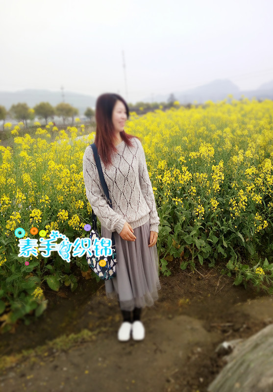 畫棠春----柔美馬海鏤空套衫 - 素手織錦 - 素手織錦的博客