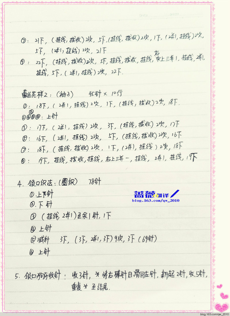 薔薇編譯——TUNIC（美美蕾絲套衫） - 薔薇 - 薔薇花開