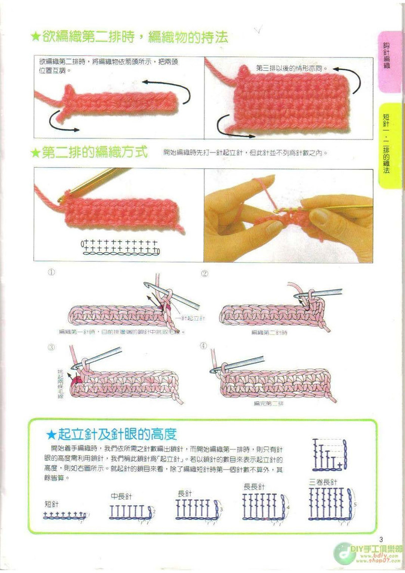 棒針鉤針阿富汗針基礎(chǔ)篇 - li98929 - 老妖兒的博客