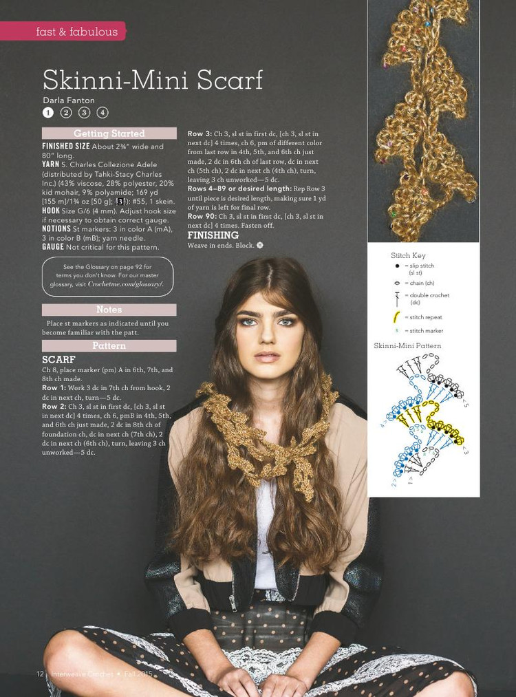 Interweave Crochet  Fall 2015 - 輕描淡寫 - 輕描淡寫