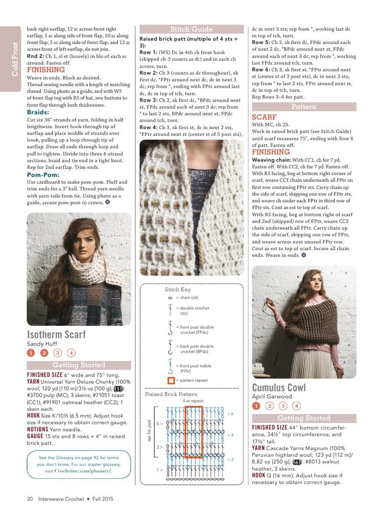 Interweave Crochet  Fall 2015 - 輕描淡寫 - 輕描淡寫