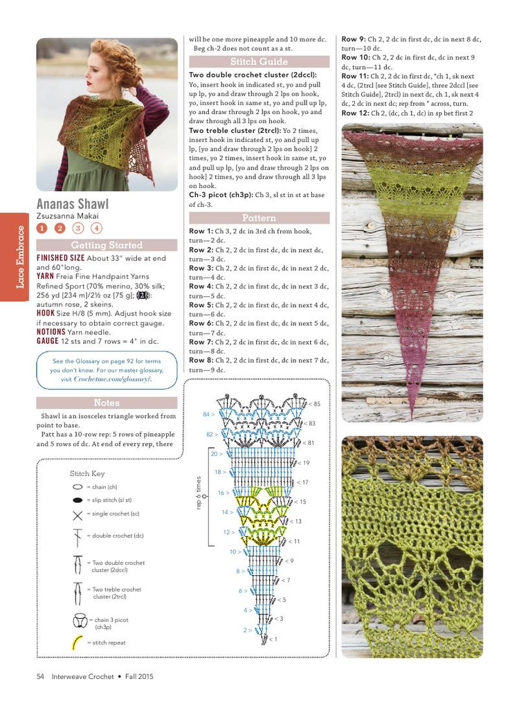 Interweave Crochet  Fall 2015 - 輕描淡寫 - 輕描淡寫
