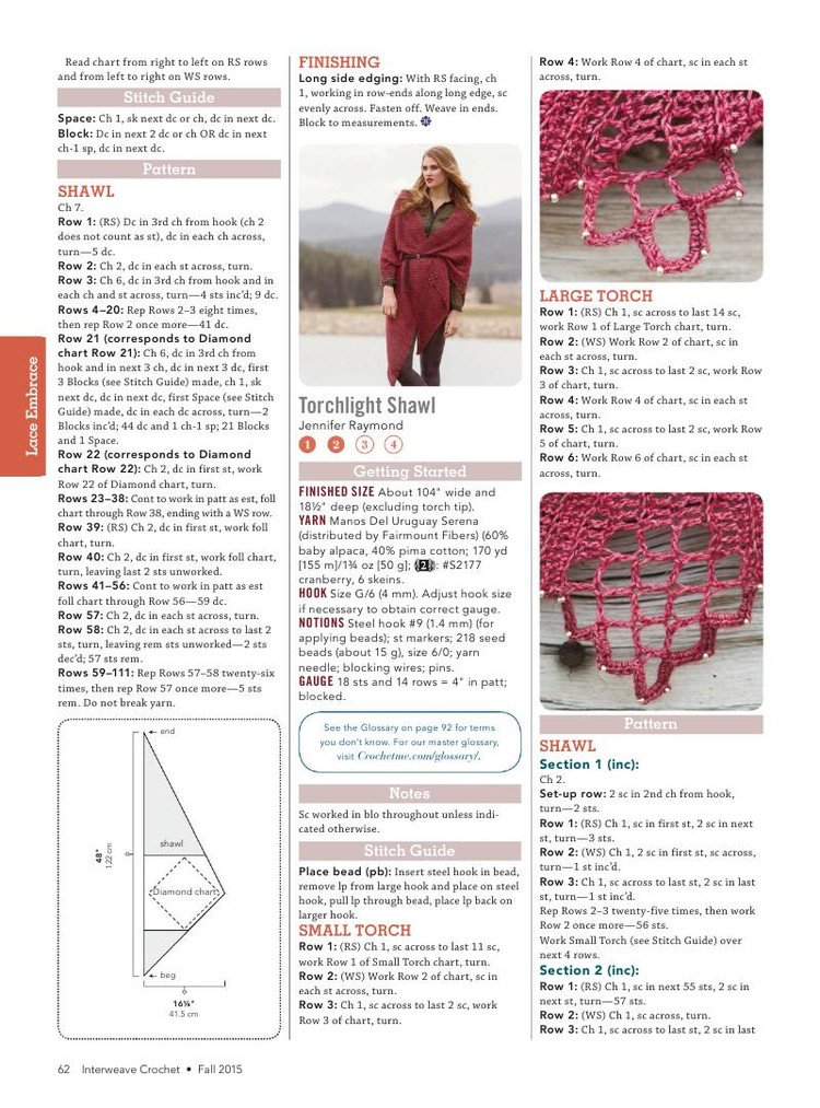 Interweave Crochet  Fall 2015 - 輕描淡寫 - 輕描淡寫