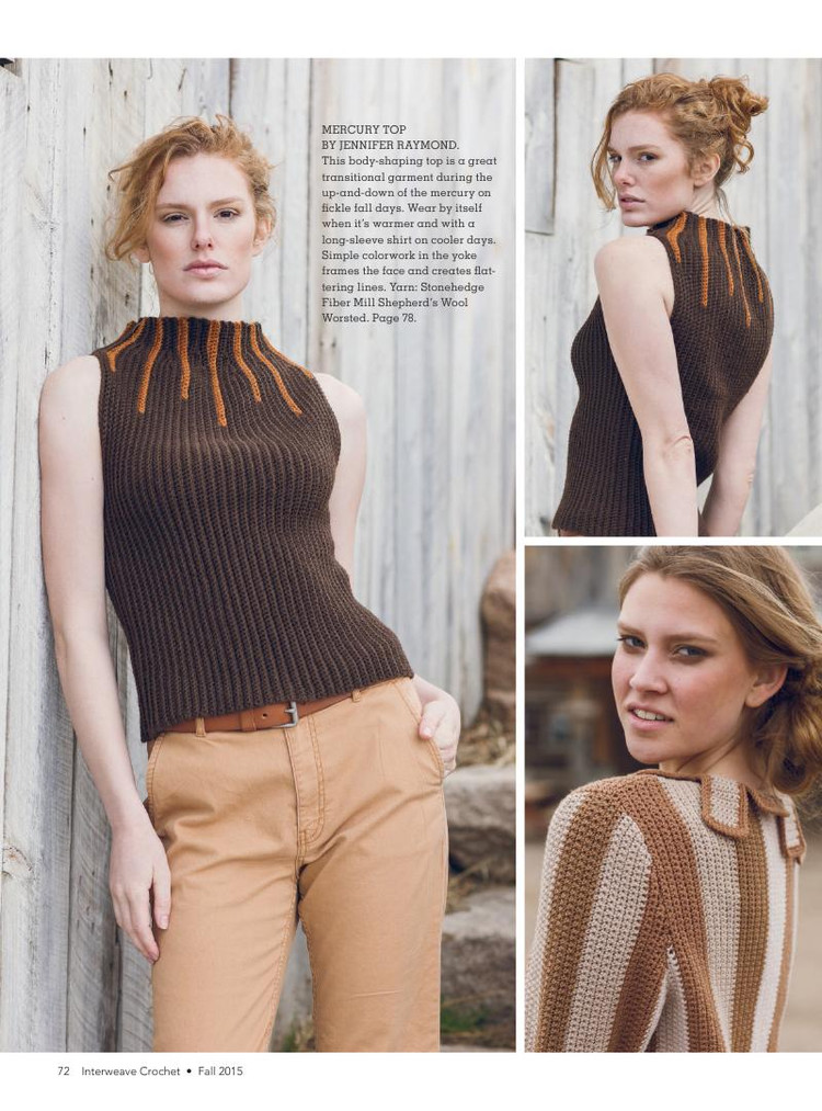 Interweave Crochet  Fall 2015 - 輕描淡寫 - 輕描淡寫