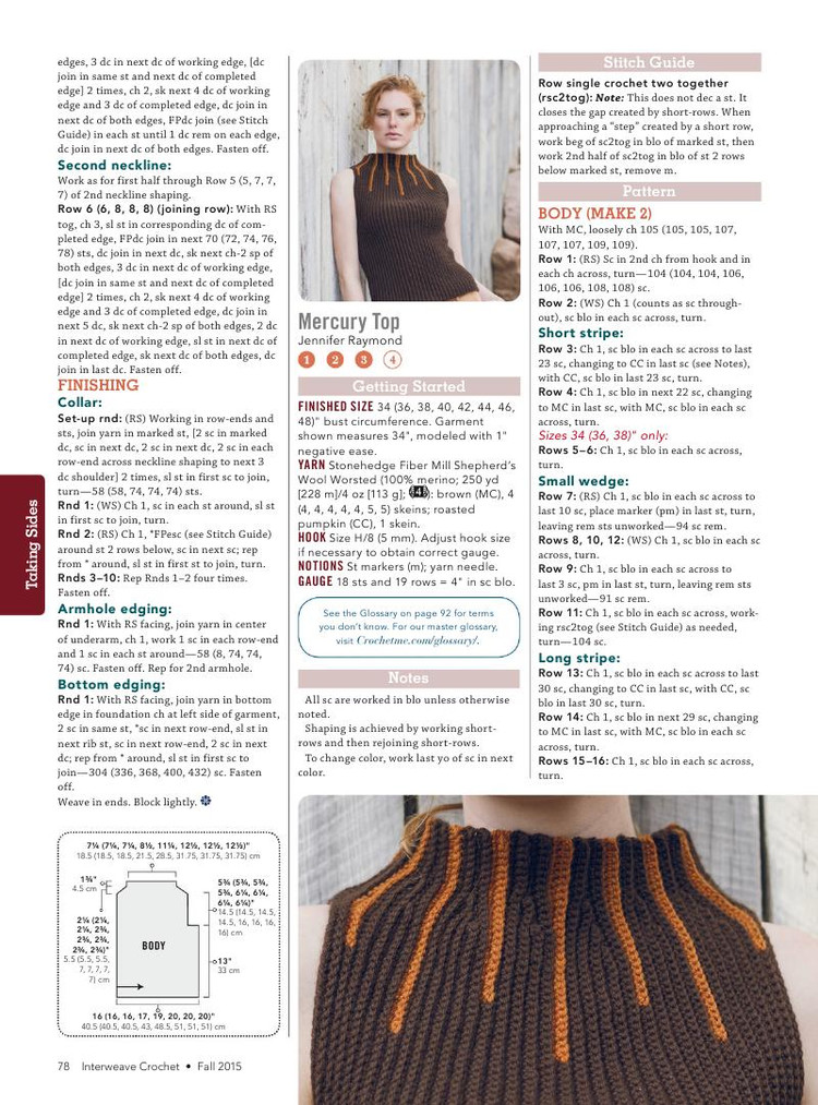 Interweave Crochet  Fall 2015 - 輕描淡寫 - 輕描淡寫