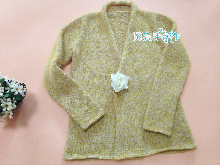 秋葉.原----簡單好織的開衫 - 陌陌 - 陌忘手工博客
