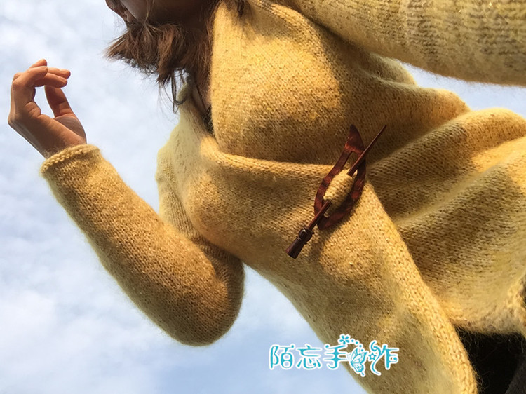 秋葉.原----簡單好織的開衫 - 陌陌 - 陌忘手工博客