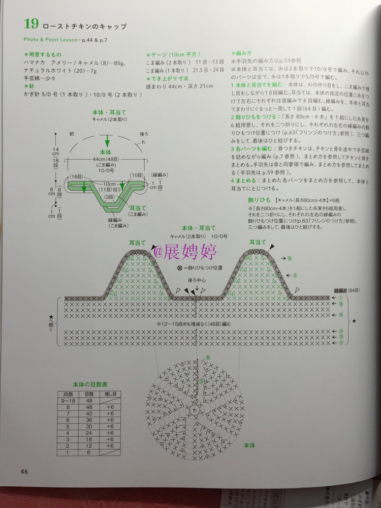 展娉婷新年禮物第二發(fā)：簡(jiǎn)單！鉤針編織孩子喜歡的水果·蔬菜·甜點(diǎn)帽子 - 展娉婷 - 展娉婷的鉤針世界