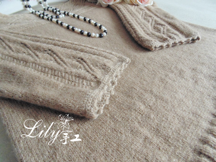 【Lily手工】--米蘭--鏈條小羊駝簡易套衫--指間紗群作業(yè)款 - Lily - Lily的手工編織天地