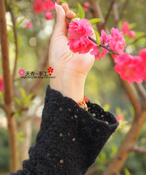 黑蔥遇~~~羊駝毛長款蔥---010 - 碧海---纏夢 - 天香手編工作室