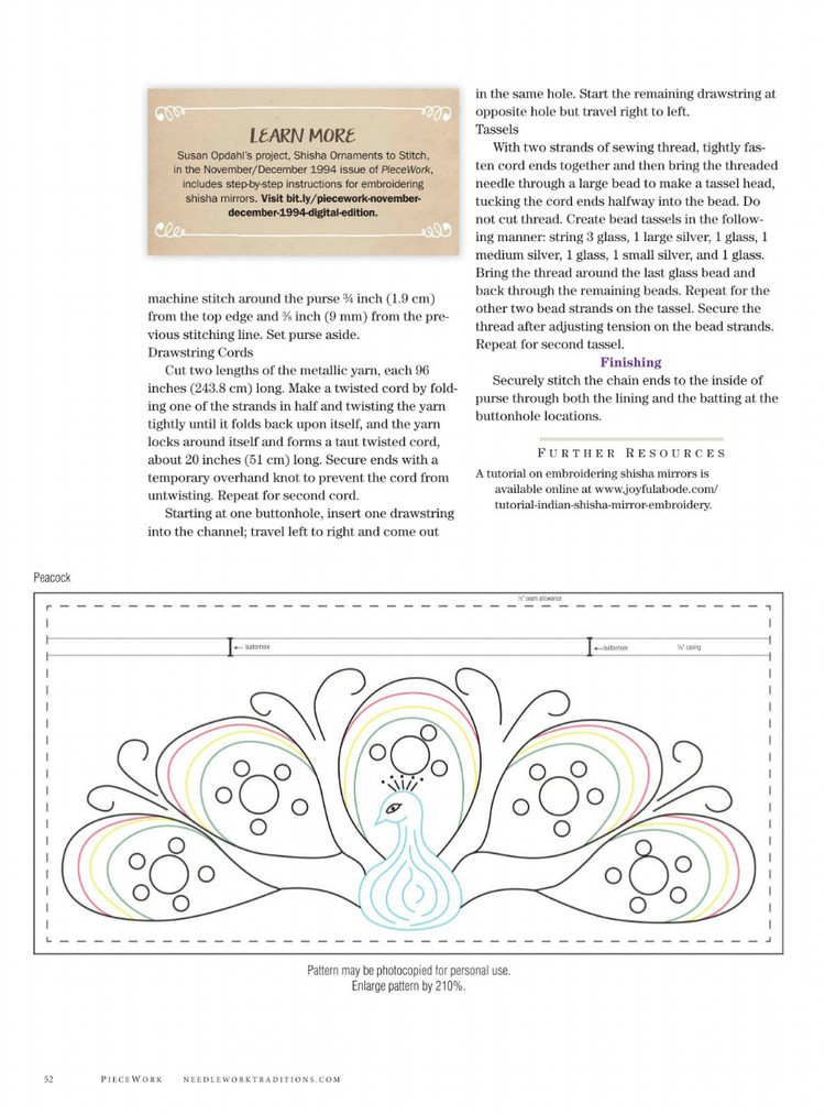 PieceWork November/December 2015 - 輕描淡寫 - 輕描淡寫