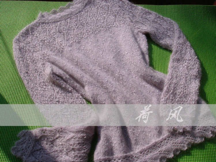 簾外花已疏——銀結(jié)子馬海毛長袖 - 七月.荷風(fēng) - 水殿風(fēng)來