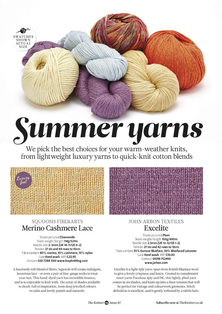 The Knitter  Issue 87 2015 - 輕描淡寫 - 輕描淡寫