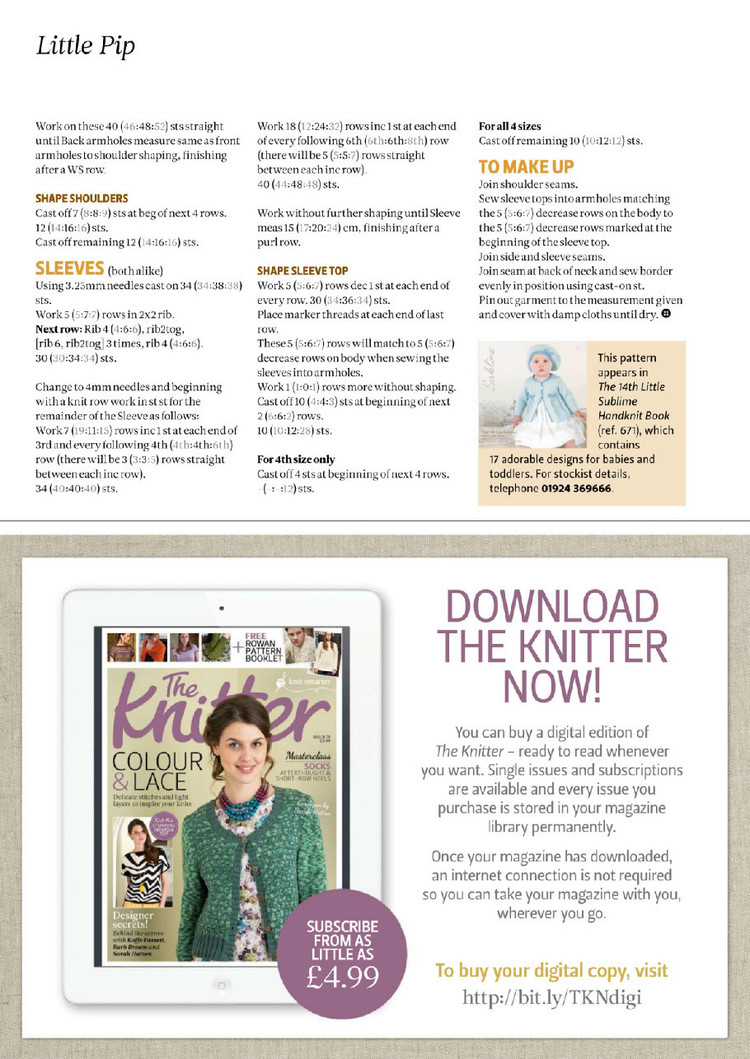The Knitter №71 2014 - 壹一 - 壹一的博客