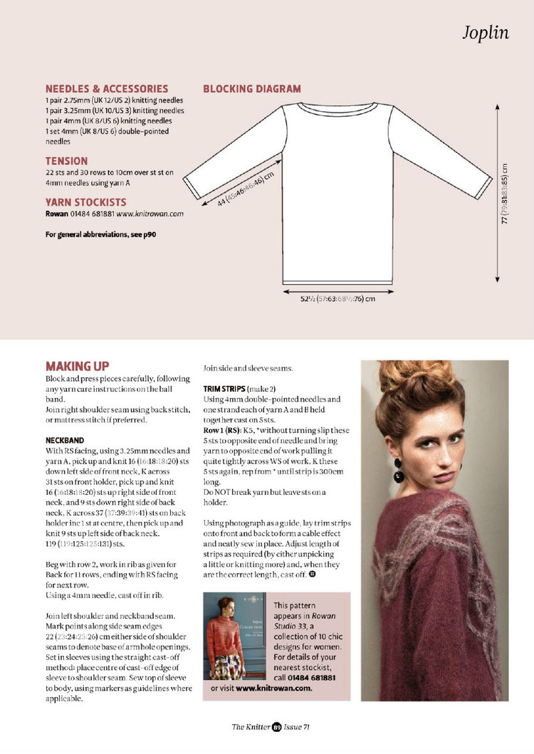 The Knitter №71 2014 - 壹一 - 壹一的博客