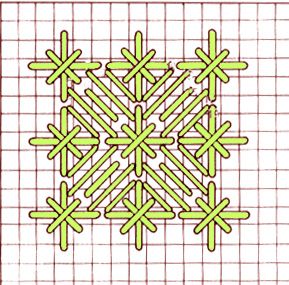satin_stitch_flower_with_double_cross