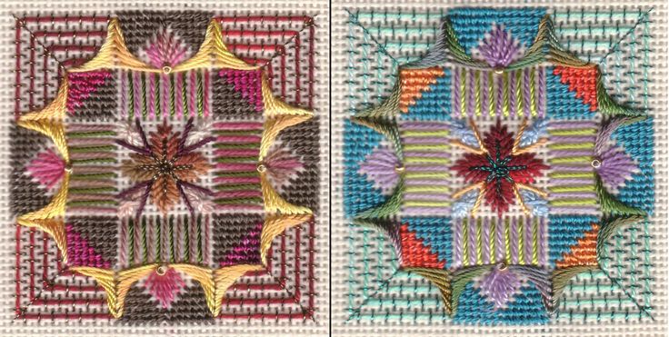 PETIT DOUBLE Classes, geometric needlepoint
