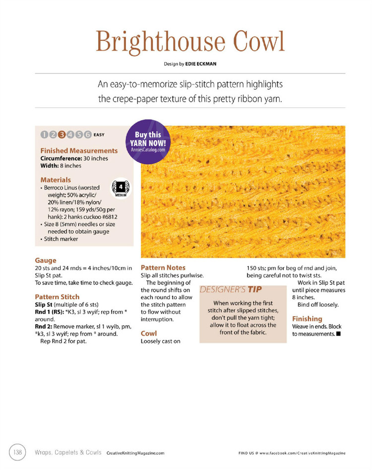 Creative Knitting  Fall Special 2014 - 輕描淡寫 - 輕描淡寫