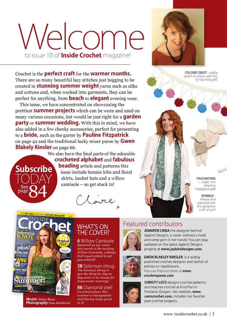 Inside Crochet Issue 18 2011 - 輕描淡寫 - 輕描淡寫