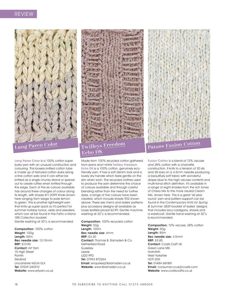 Knitting  Issue 103 2012 - 輕描淡寫 - 輕描淡寫