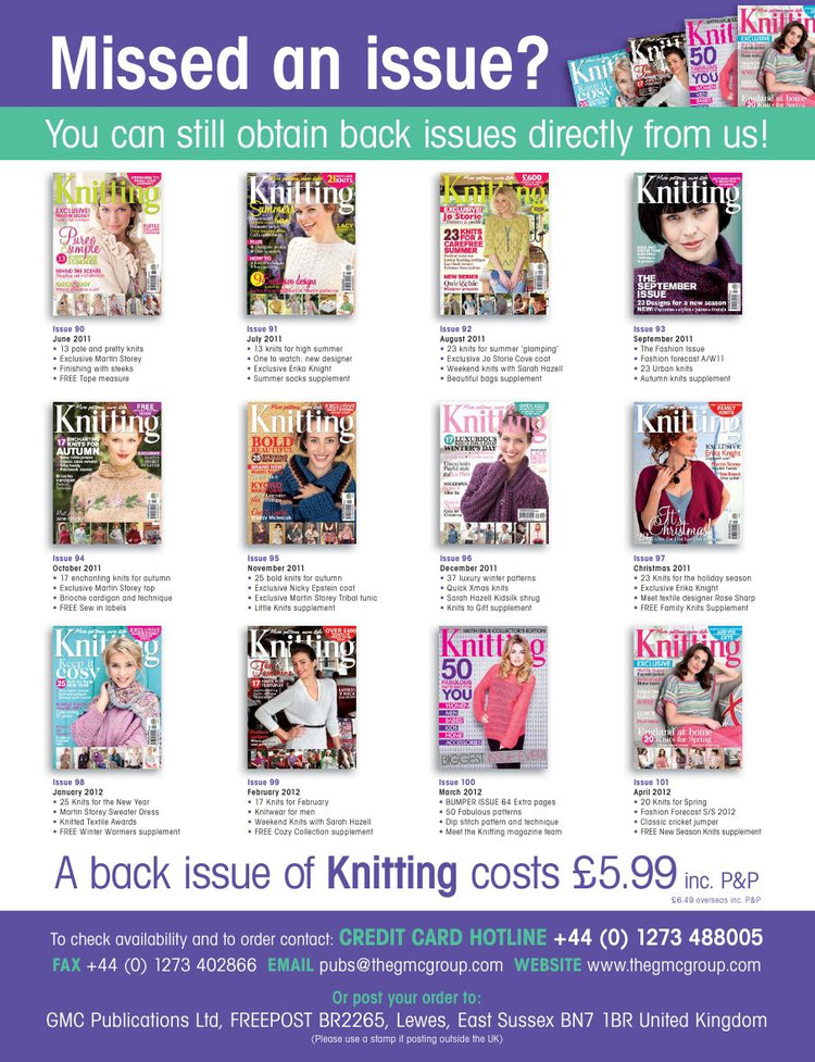 Knitting  Issue 103 2012 - 輕描淡寫 - 輕描淡寫