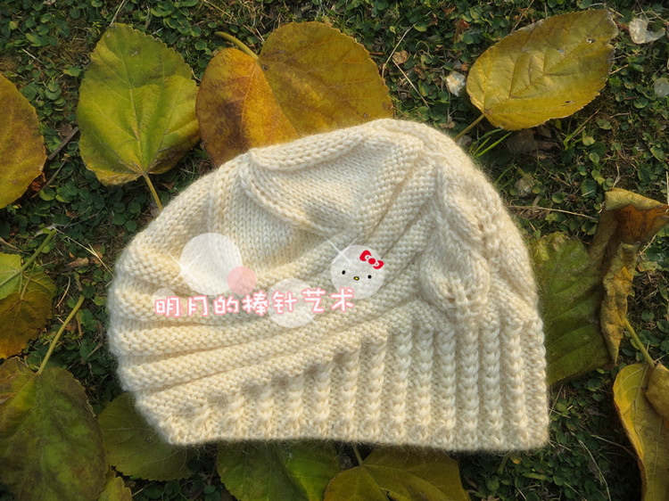 經(jīng)典葉子花帽子2頂（九色鹿羅蘭花式線）（高清多圖+詳細(xì)教程） - 九色鹿旗艦店 - 九色鹿的BLOG